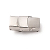 Tarnish Resistant Rectangle 201 Stainless Steel Watch Band Clasps STAS-N076-09-1