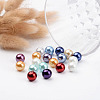 Eco-Friendly Dyed Glass Pearl Round Beads X-HY-A002-10mm-M-3