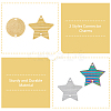 24Pcs 6 Styles 304 Stainless Steel Connector Charms STAS-DC0014-28-5