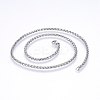 Non-Tarnish 304 Stainless Steel Wheat Chain Necklaces NJEW-F227-05P-01-1