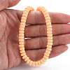 Handmade Polymer Clay Beads Strands CLAY-N008-130-6