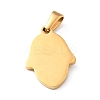 PVD Vacuum Plating 304 Stainless Steel Pendants STAS-D182-04G-2