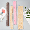 3 Pairs 3 Colors Pleuche Cloth Refrigerator Door Handle Cover AJEW-OC0002-12-5