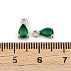 Brass Micro Pave Cubic Zirconia Pendants KK-K374-07P-01-3