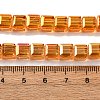 Electroplate Glass Beads Strands EGLA-H108-01A-AB10-2