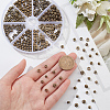  400Pcs 8 Styles Tibetan Style Alloy Spacer Beads FIND-NB0003-35-3
