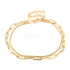 304 Stainless Steel Multi-Strand Chain Bracelets LS-BJEW-G711-03F-G-1