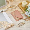 Cotton Macrame Pouch Pendant Decorations AJEW-CN0003-46A-3