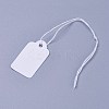 White Rectangle Jewelry Price Tags X1-TOOL-C003-02-2