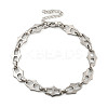 Non-Tarnish 304 Stainless Steel Link Chains Bracelets for Men & Women LS-BJEW-D042-12P-1