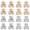 12pcs 6 style Alloy Enamel Pendants ENAM-HY0001-19-1