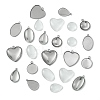 DIY Blank 304 Stainless Steel Pendant Making Kit DIY-FS0005-78-3