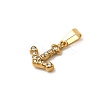 304 Stainless Steel Rhinestone Pendants STAS-Z158-04G-02-2