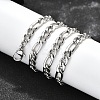 Tarnish Resistant Trendy Unisex 304 Stainless Steel Figaro Chain Necklaces LS-STAS-E063-08-2