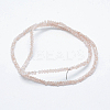 Electroplate Glass Beads Strands EGLA-J144-HR-C07-2