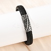 Microfiber Leather Bracelets for Men Women BJEW-H631-03AS-01-1