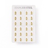 PVD Vacuum Plating 304 Stainless Steel Hollow Out Jesus Fish Stud Earrings for Women EJEW-P212-16G-3