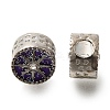 Rack Plating Alloy Enamel European Beads FIND-H005-13P-02-1