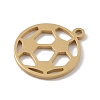 304 Stainless Steel Pendants STAS-B062-06G-2
