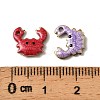 304 Stainless Steel Enamel Charms STAS-P405-01B-G-3