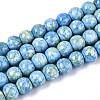 Baking Paint Glass Beads Strands DGLA-N016-6mm-09-1