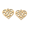 201 Stainless Steel Pendants STAS-F337-03G-1