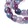 Dyed Natural White Jade Beads Strands G-T138-D20-3
