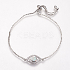 Adjustable Brass Bolo Bracelets BJEW-G593-11P-B-1