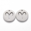 Tarnish Resistant 201 Stainless Steel Pendants STAS-Z001-B-05P-1