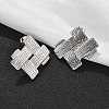 304 Stainless Steel Stud Earrings for Women LS-EJEW-K306-26P-1