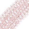Electroplate Transparent Glass Beads Strands LS-EGLA-A035-T6mm-A20-1
