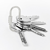 8Pcs 8 Styles 304 Stainless Steel Screw Carabiner Lock Charms AJEW-AN0007-13-5