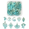 1 Set Spray Painted Alloy Charms FIND-YW0003-11D-1