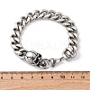 201 Stainless Steel Curb Chain Bracelets BJEW-B078-157P-3