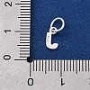 925 Sterling Silver Letter Charms LS-STER-C012-01S-J-3