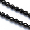 Round Natural Black Onyx Beads Strands G-S119-10mm-1