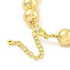 Rack Plating Round Brass & ABS Imitation Pearl Beaded Bracelets BJEW-P322-15G-3