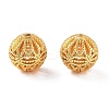 Rack Plating Brass Beads KK-S377-13G-1
