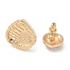 Brass Micro Pave Cubic Zirconia Stud Earrings EJEW-Z080-03G-02-4
