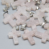 Natural Rose Quartz Pendants G-T080-19-1