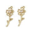Brass Micro Pave Cubic Zirconia Pendants LS-KK-C107-09A-G-1
