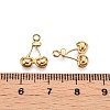Ion Plating(IP) 304 Stainless Steel Charms STAS-A070-26G-3
