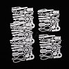 Hair Styling Tool Carbon Steel Cutting Dies Stencils X-DIY-A008-15-1
