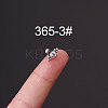 316L Surgical Stainless Steel Micro Pave Clear Cubic Zirconia Cartilage Earrings WG35966-03-1