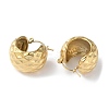 304 Stainless Steel Thick Hoop Earrings STAS-Z052-12G-2