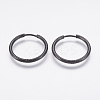 304 Stainless Steel Hoop Earrings X-EJEW-P138-01-20mm-B-1