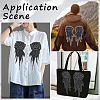 2Pcs 2 Styles Polyester Embroidery Sew on Appliques DIY-CY0001-02B-03-5