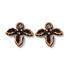 Tibetan Style Alloy Pendants TIBEP-LF10826YKG-R-FF-1
