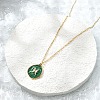 304 Stainless Steel Micro Pave Cubic Zirconia constellation Pendant Necklaces NJEW-R021-01G-12-2