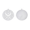 Non-Tarnish 304 Stainless Steel Filigree Pendants X-STAS-S118-054-2